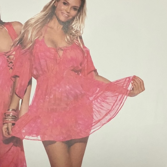 Lisa Blue WINGED ONES Gypsy Dress - Celestial Blue - Picture 13 of 15